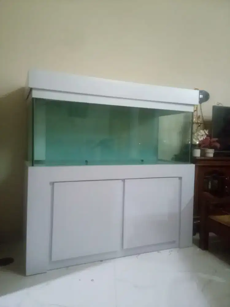 Aquarium & kabinet bagus