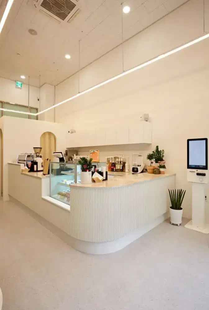 Meja Barista Meja CoffeeShop Modern Meja Cashier Meja Kasir Meja Kedai