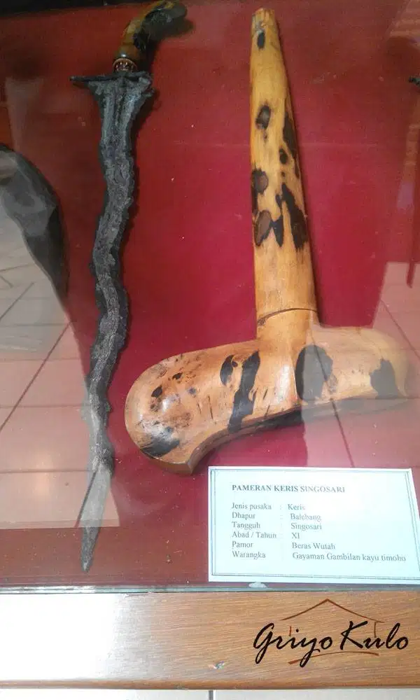 Keris Singosari Balebang pernah untuk pameran