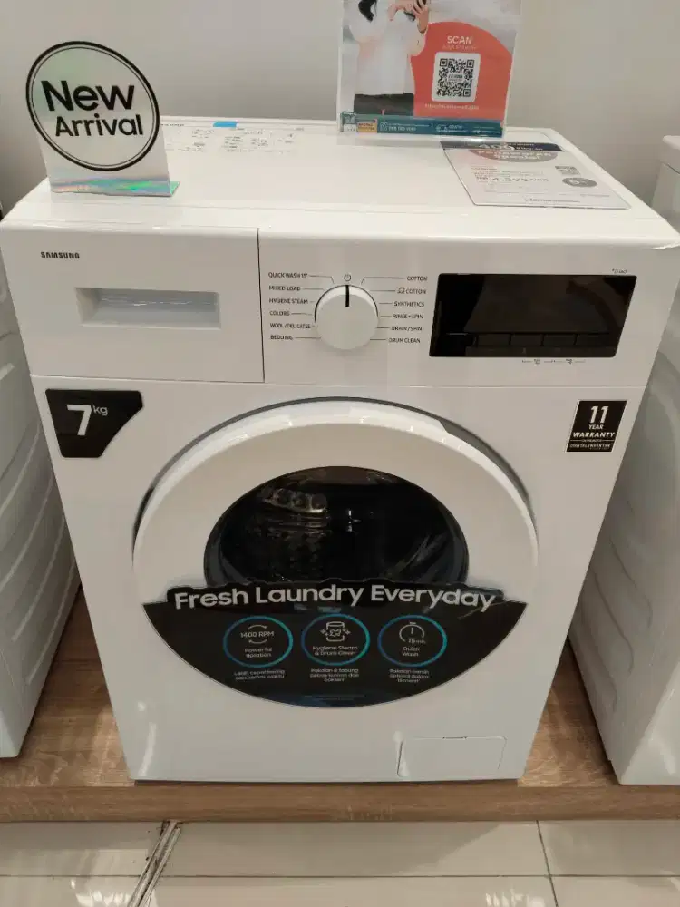 MESIN CUCI SAMSUNG FRONT LOAD 7KG
