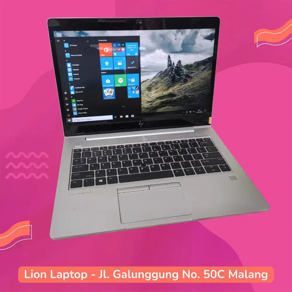Core i7 gen 8 RAM 8GB Touchscreen Slim HP Elitebook 830 G6 [30|01]