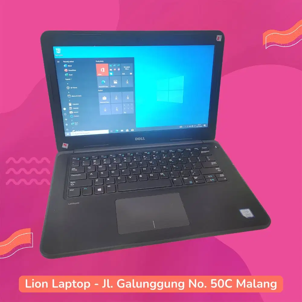Core i5 Gen 7 Murah Mulus RAM 8GB SSD 256GB Dell Latitude 3380 [30|01]