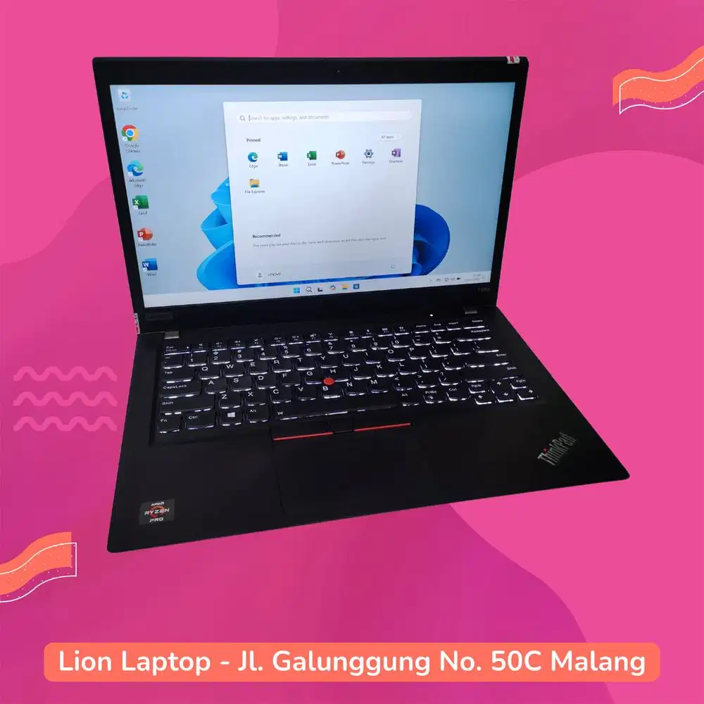 AMD Ryzen 5 PRO 3.7Ghz 8/256 VGA 2GB Lenovo Thinkpad T495s [30|01]