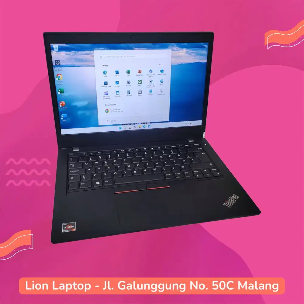 Gaming/Editing AMD Ryzen 5 PRO 8/256 MULUS Lenovo Thinkpad L14 [30|01]