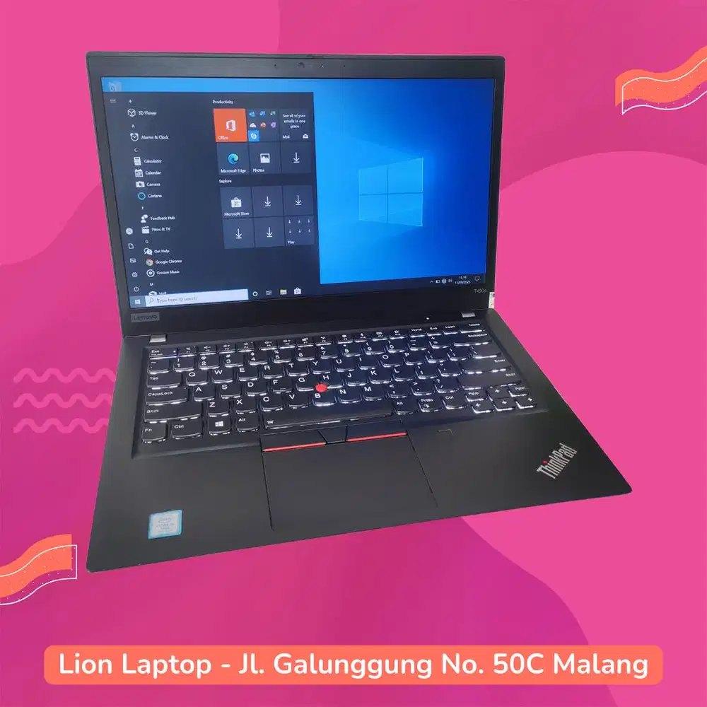 RAM 16GB SSD 512GB Core i5 Slim Lenovo Thinkpad T490s [30|01]