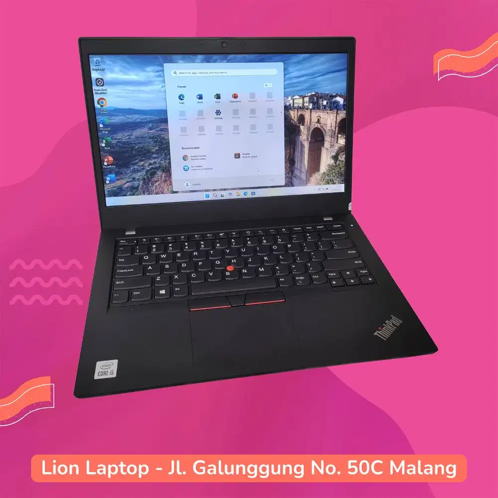 i5 Gen 10 Murah RAM 8GB SSD 256GB Lenovo Thinkpad L14 [30|01]