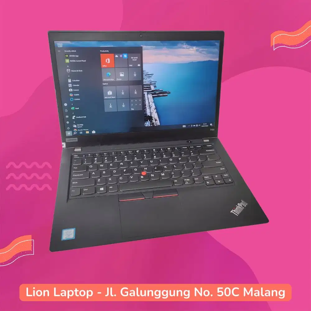 Double VGA NVIDIA Core i5 8/256 Slim Lenovo Thinkpad T490 [30|01]