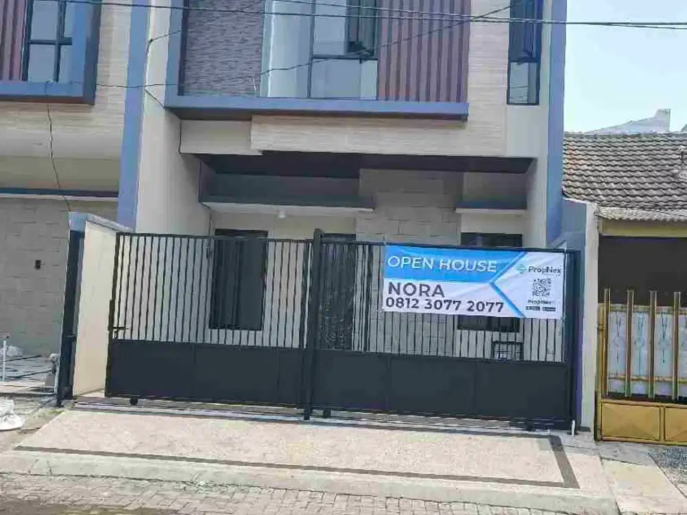 Jual Rumah Klampis Anom Wisma Mukti 2 Lantai Row Jalan Lebar