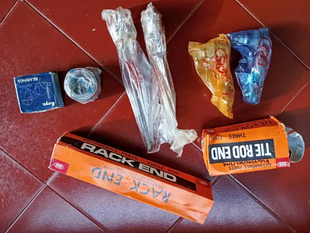 Long tirod, rack end, bearing roda