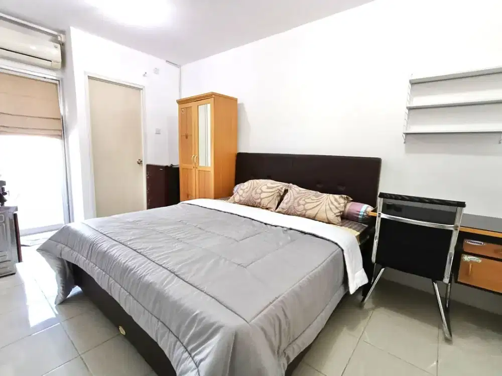 SEWA STUDIO FURNIS MINIMALIS APARTEMEN EDUCITY