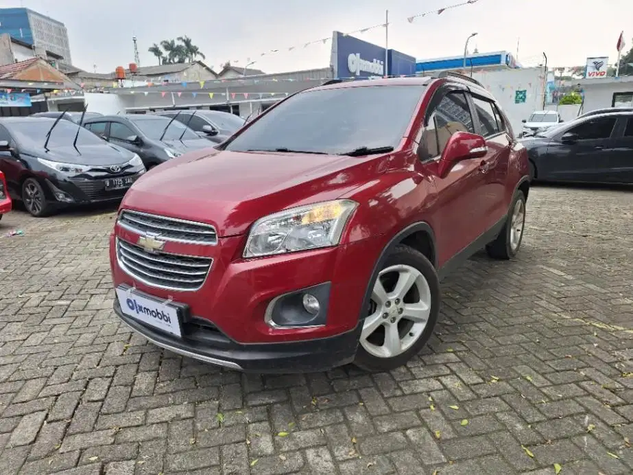 DP MURAH Chevrolet Trax 1.4 Turbo LTZ Bensin-AT 2016 Merah tua CAFBD