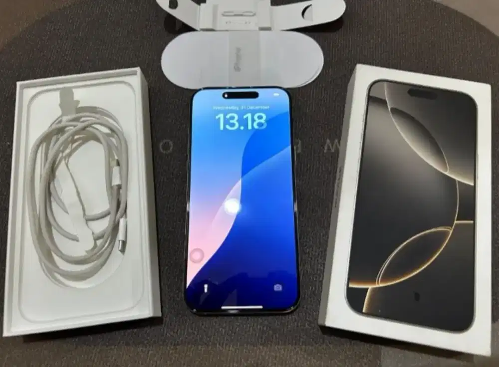 iPhone 16promax 256gb iBox garansi Agust 2026, bh 100% CC 6 like new