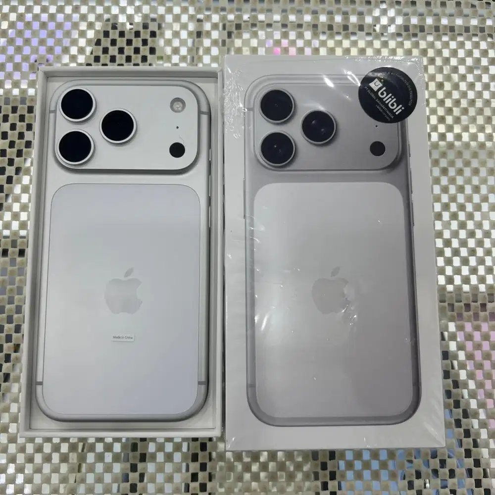 IPHONE 17 PRO 256 IBOX SILVER OPEN BOX GARANSI 1 TAHUN TT