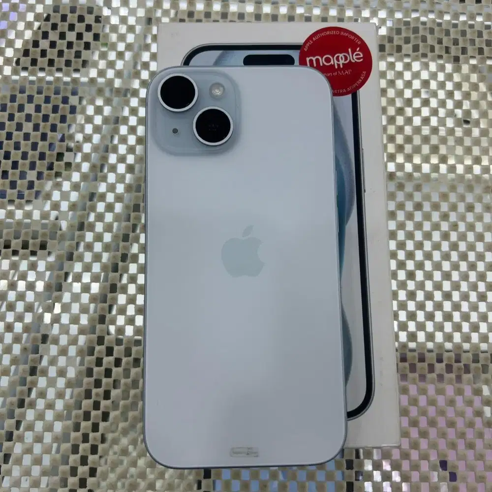 IPHONE 15 128 IBOX BIRU BH99 ON SEPT LIKE NEW BISA TT