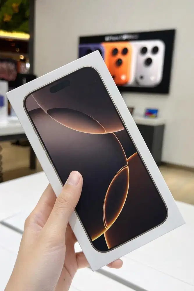 JUAL IPHONE 16 PRO MAX 256 GB DESERT TITANIUM BRAND NEW IN BOX