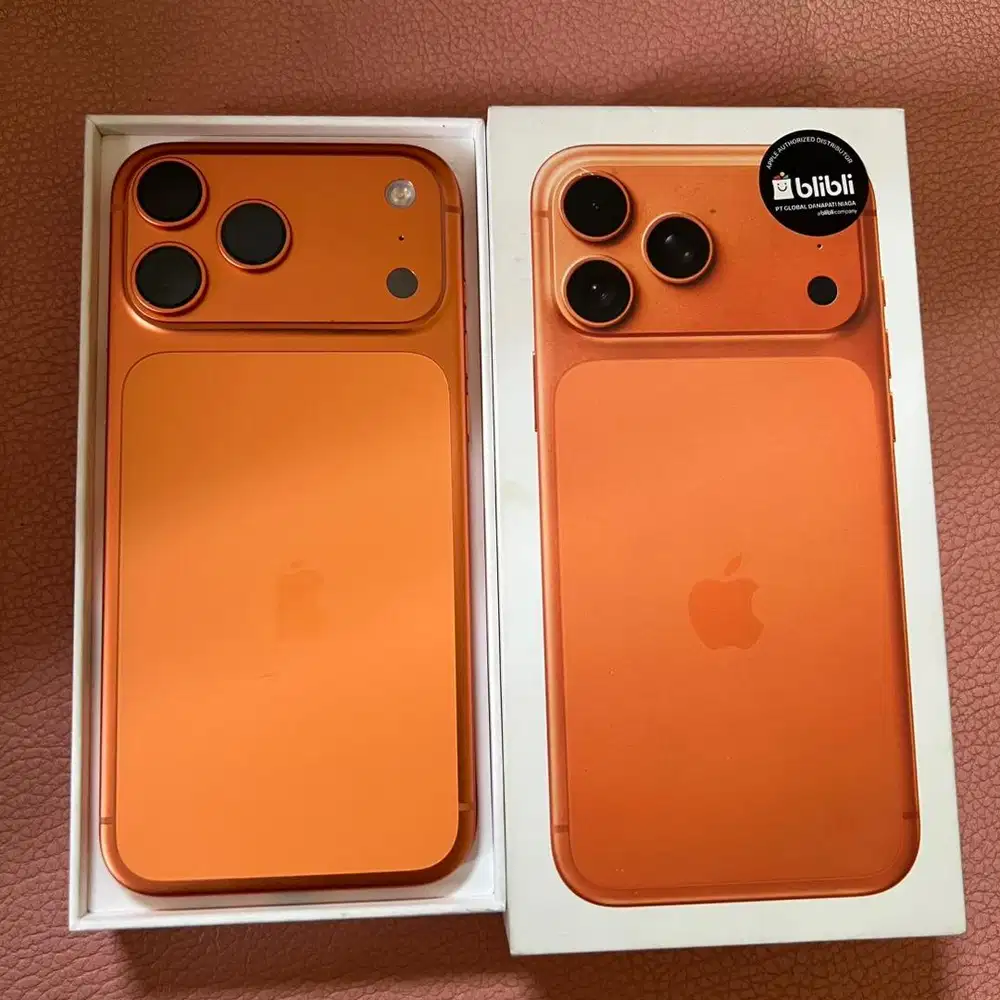 IPHONE 17 PRO MAX 256 IBOX ORANGE BH100 LIKE NEW BISA TT
