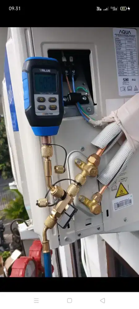 Jasa servis AC kulkas mesin cuci kompa air dll bergaransi