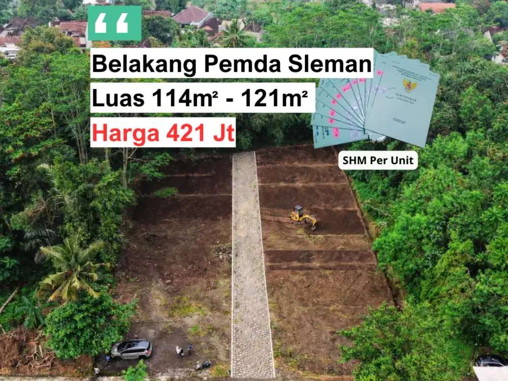 SHM Langsung AJB Siap Bangun, Tanah Dekat Pasar Cebongan Sleman