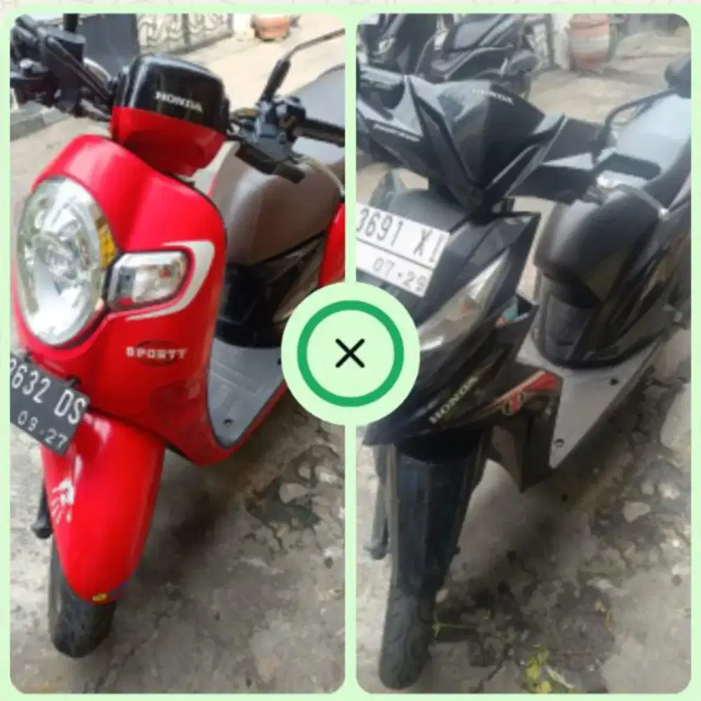 Jual motor Honda satu yunit dulu