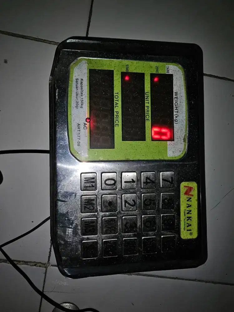 Jual apa adanya kepala timbangan merk nankai