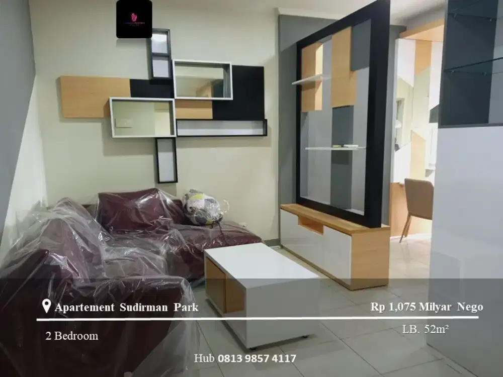 Dijual Apartement Sudirman Park High Floor 2BR Furnished
