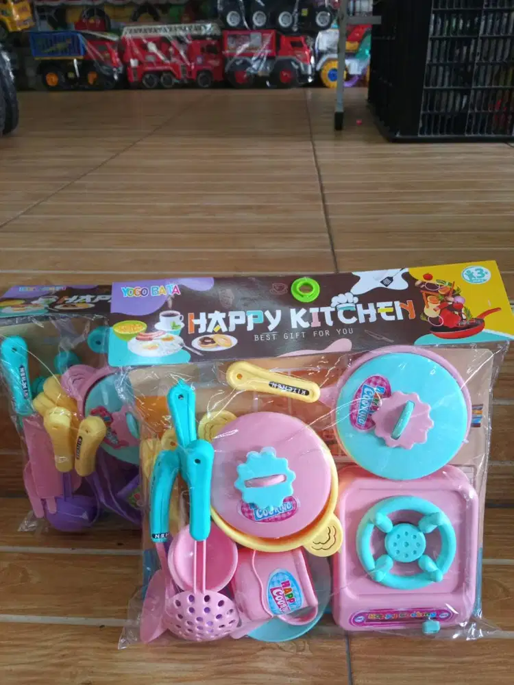 mainan anak set masak masak happy kitchen