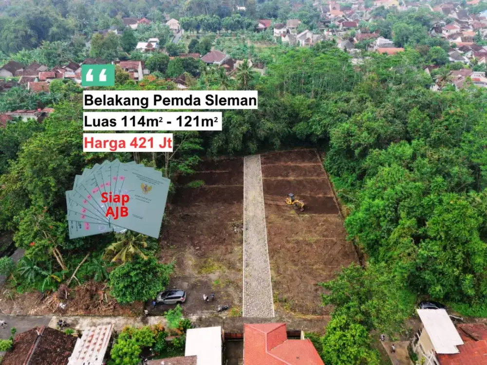 Langsung AJB Tanah Siap Bangun Di Barat Jalan Palagan Jogja