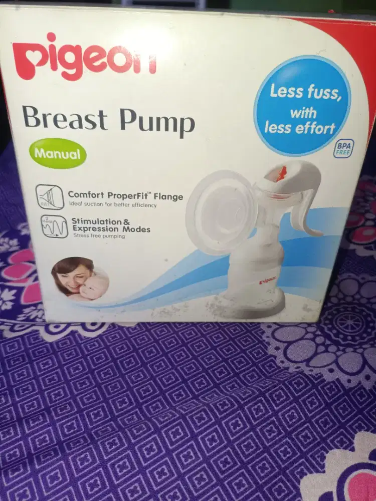 Pompa asi breast pump manual pigeon preloved
