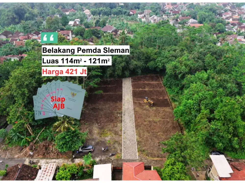 SHM Siap AJB, Tanah Dalam Kota Sleman Jogja