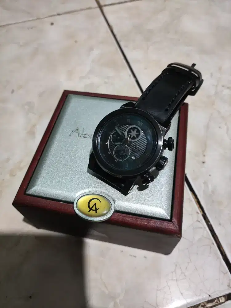 Alexandre Christie Seri MC Chrono Zero on full stainless