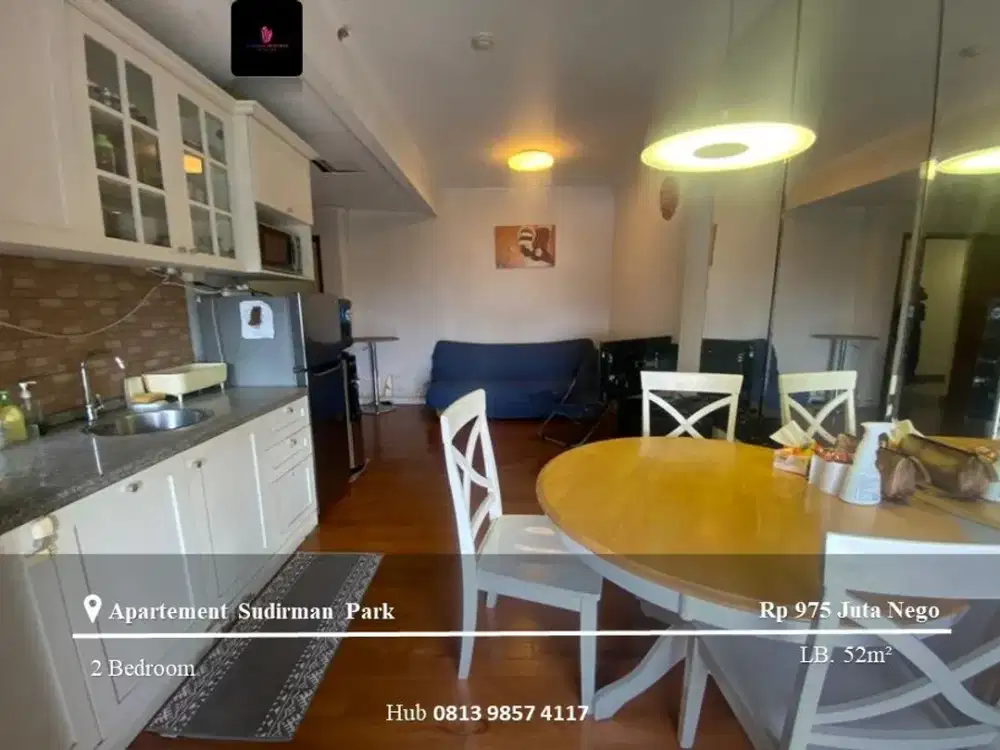 Dijual Apartement Sudirman Park 2BR Furnished