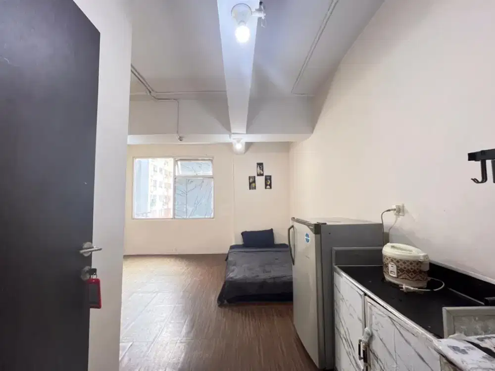 Ready studio apartemen luas cuma 2 jutaan aja siap huni