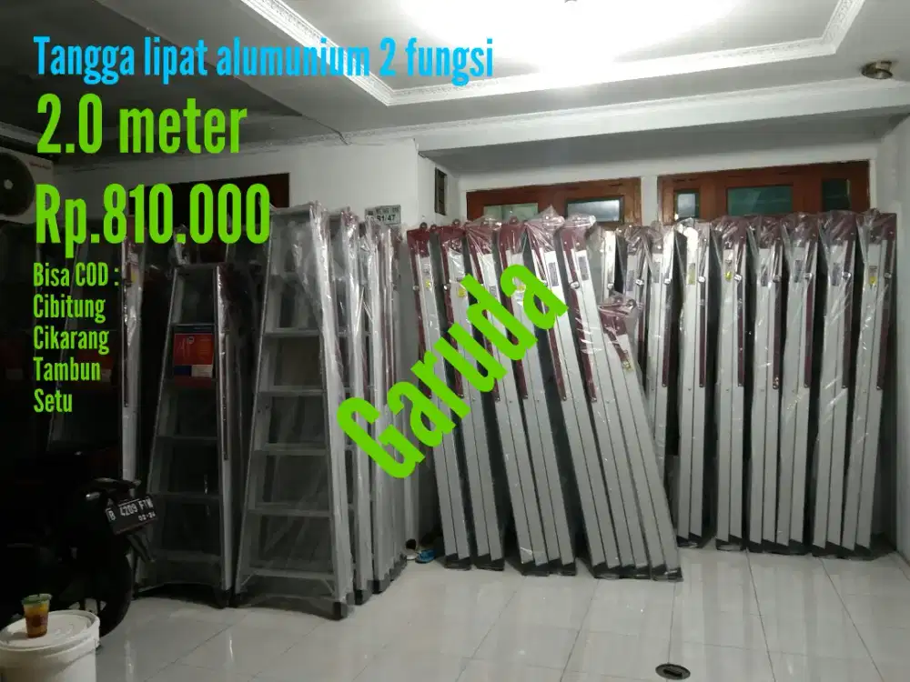 Tangga lipat almunium 2 mtr