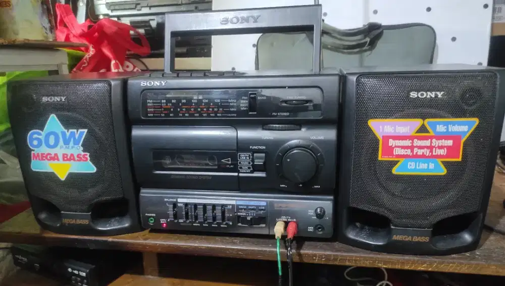 Compo sony cfs 1058s masih mulus siap pakai