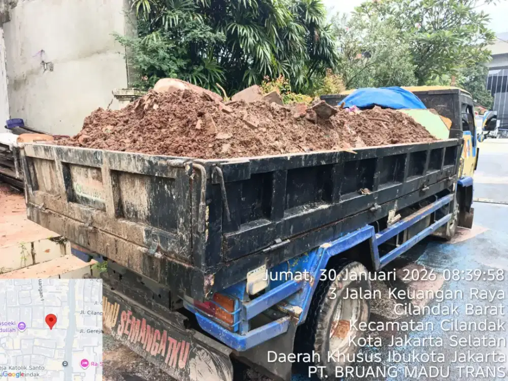 Jasa buang puing dan angkut sampah