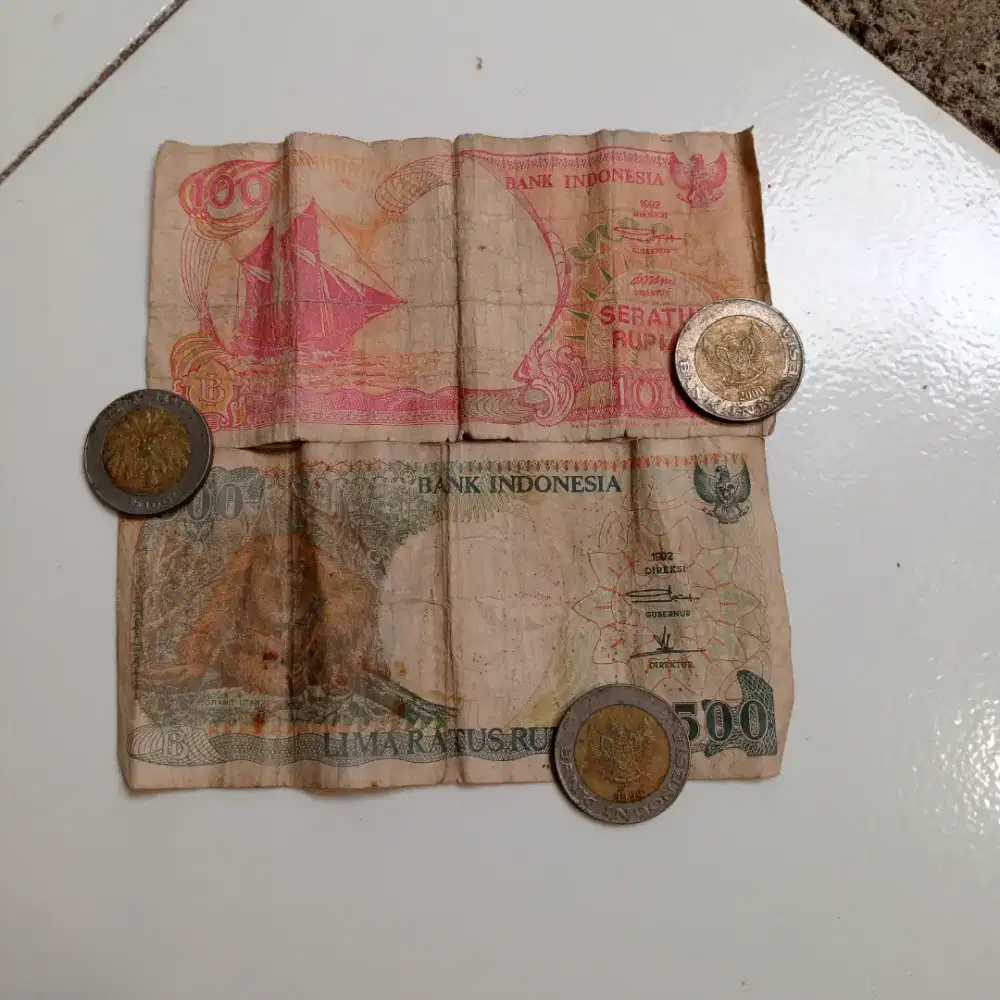 Cuma 15 rebu dapat 5 Uang rupiah lama