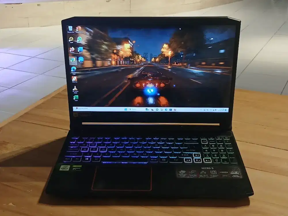 Laptop Acer Nitro 5 AN515-55 Processor Intel(R)  Core(TM) i5-10300H GT