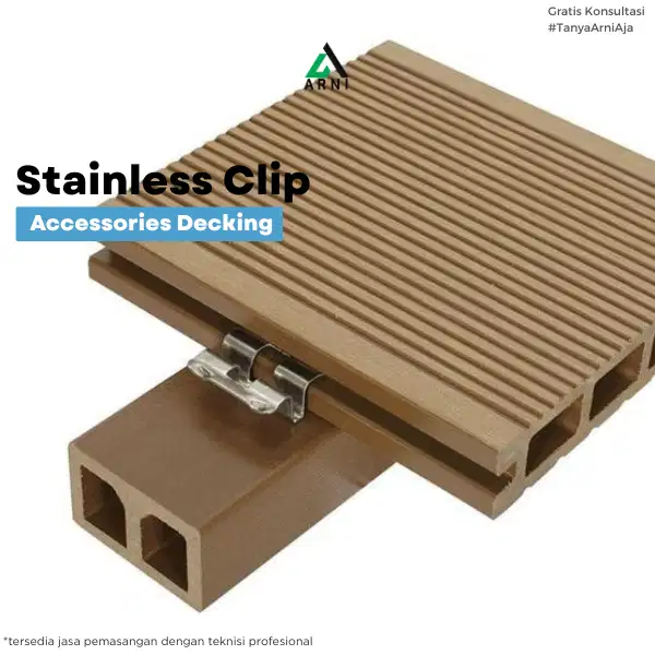 Stainless Steel Decking Clip | Aksesoris Lantai Kayu Outdoor