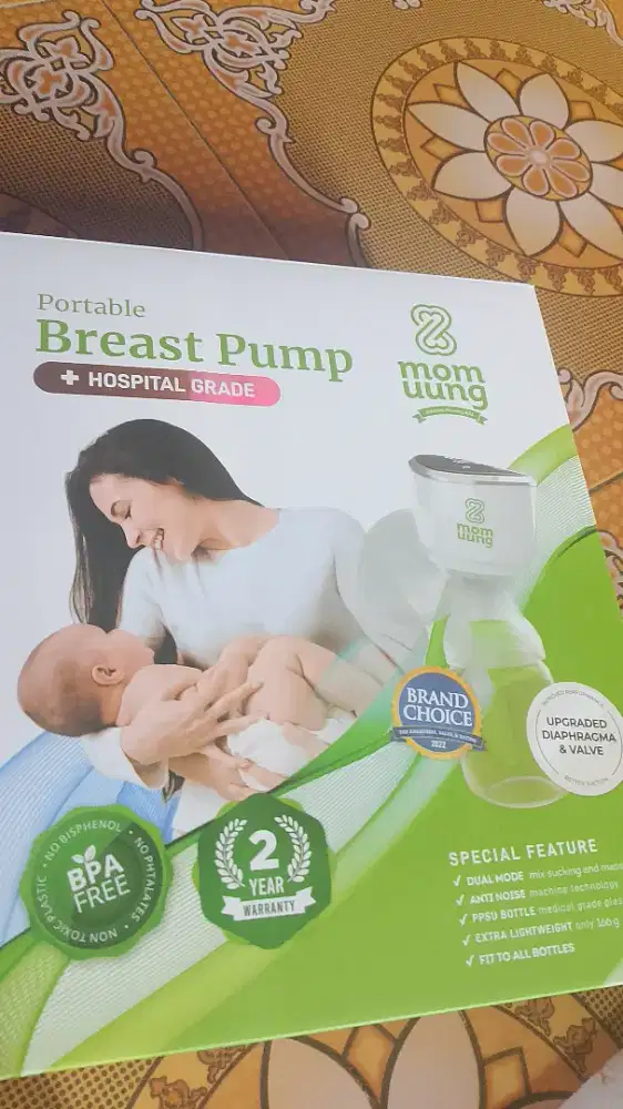 Jual pompa asi elektrik merek mom uung