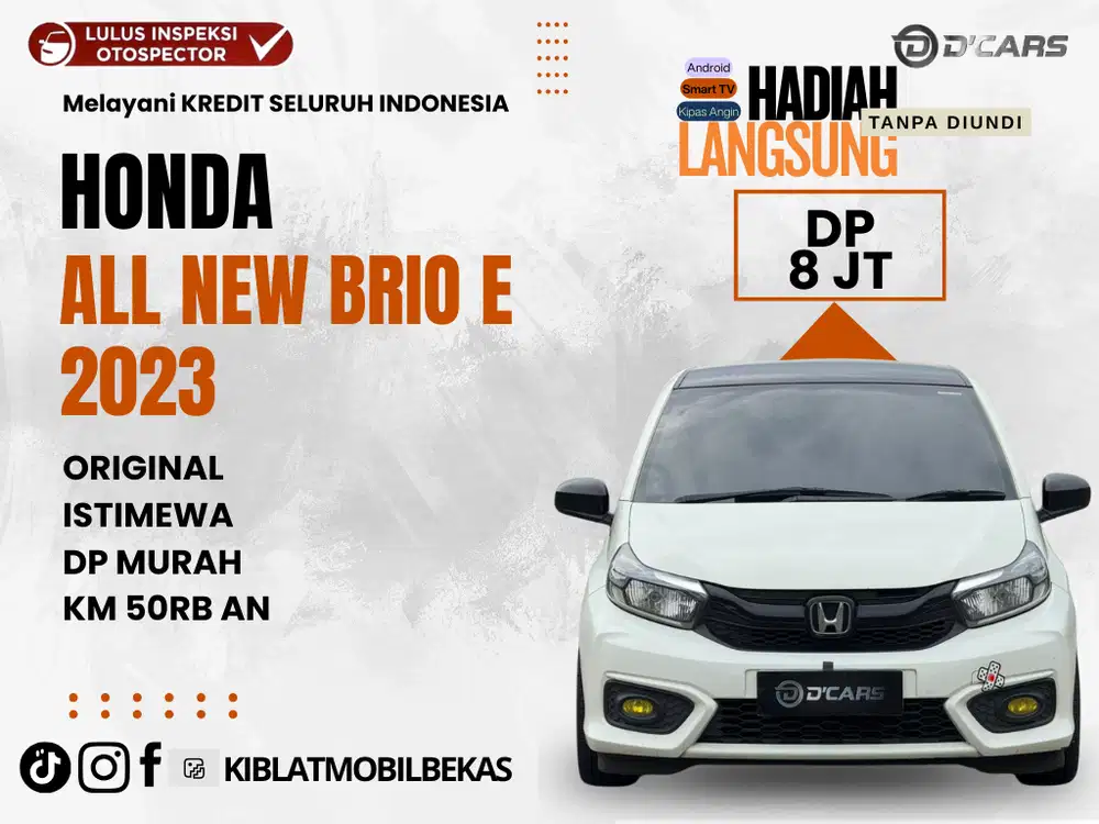 HONDA BRIO E 2023 LOW KM AC DIGITAL ORIGINAL ISTIMEWA YARIS