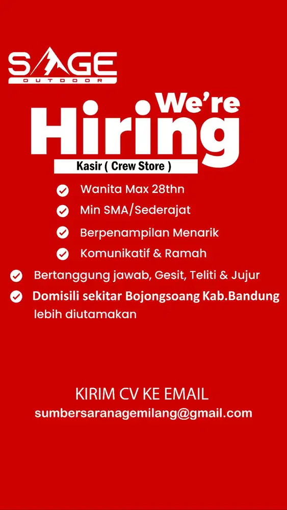 Loker Staff Toko