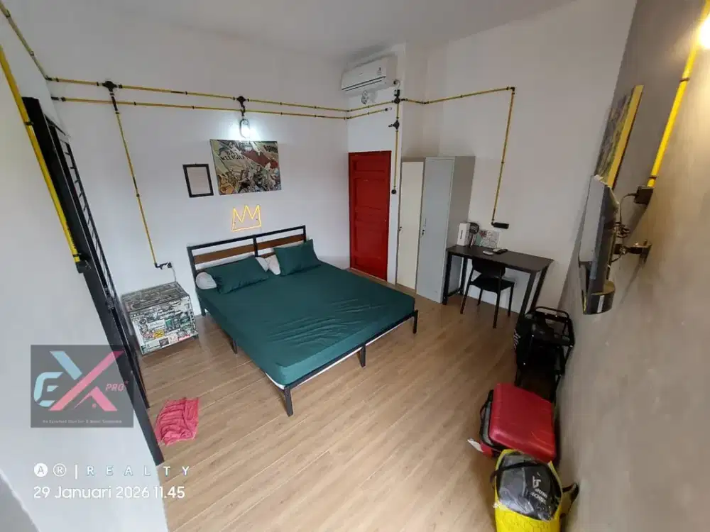 DIJUAL Rumah KOST dengan Konsep INDUSTRIAL Di Area DAGO dkt dengan Kampus UNIKOM, ITHB & UNPAD Dipatiukur Bandung