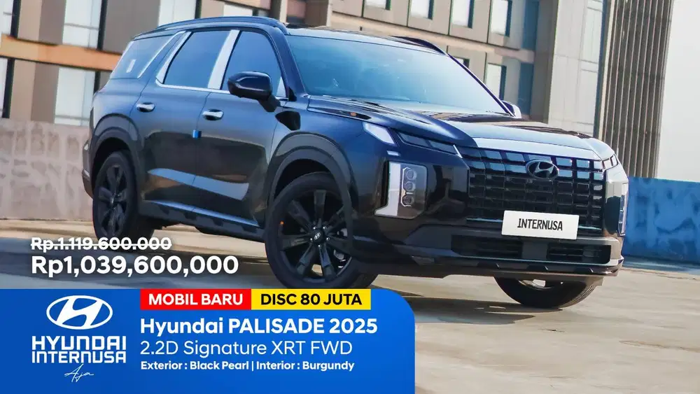 [Mobil Baru] HYUNDAI PALISADE SIGNATURE XRT FWD