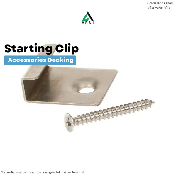 Starting Clip Decking WPC | Klip Awal Pemasangan Decking