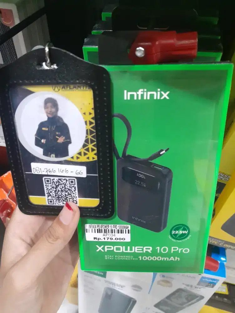 INFINIX POWERBANK XPOWER 10 PRO 10000MAH ATLANTIS DAHSYAT