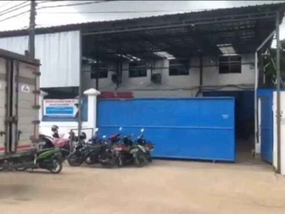 DIJUAL CEPAT PABRIK DIKAWASAN INDUSTRI CIKUPA akses 40 FT