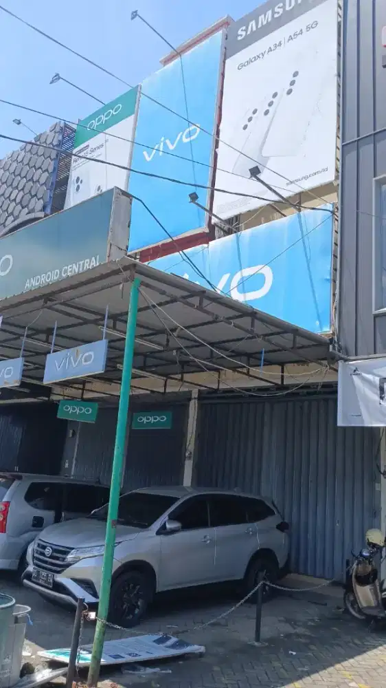 Jual kanopi bekas ukuran 10m x 5m