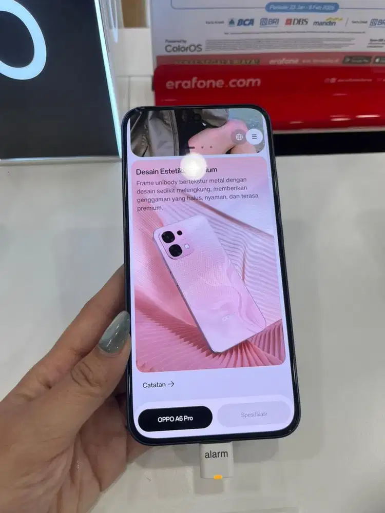 Promo OPPO A6 pro budling indosat 6 bulan dpt 50 gn perbulan nya