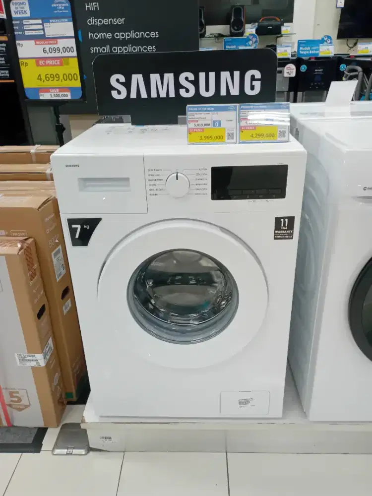 Mesin cuci front loading samsung seri 2026 WW70FG3M05AW