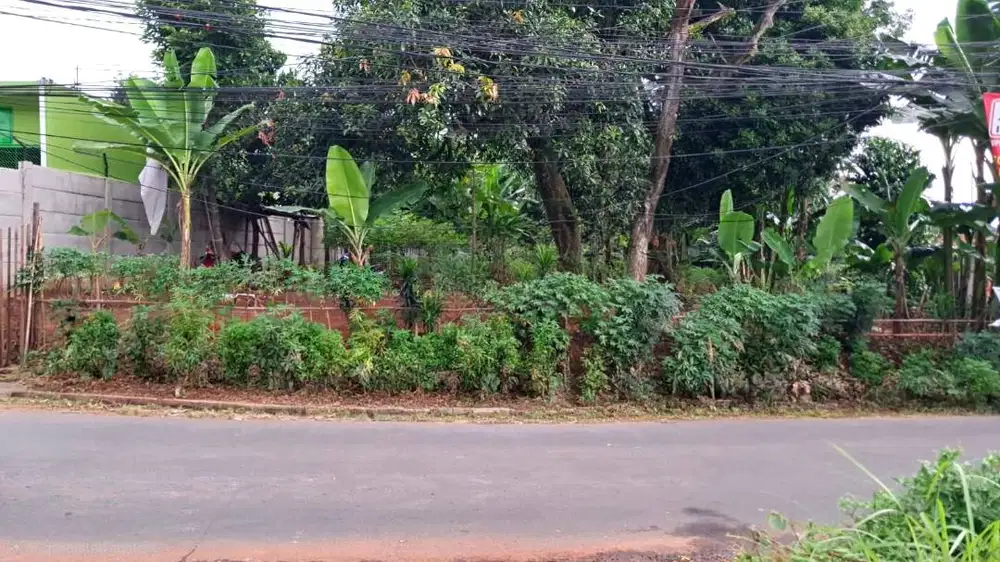 Dijual tanah Kavling pinggir jalan raya leuwinanggung Cibubur